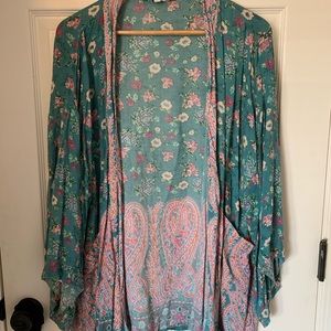 Cost Plus World Market floral kimono